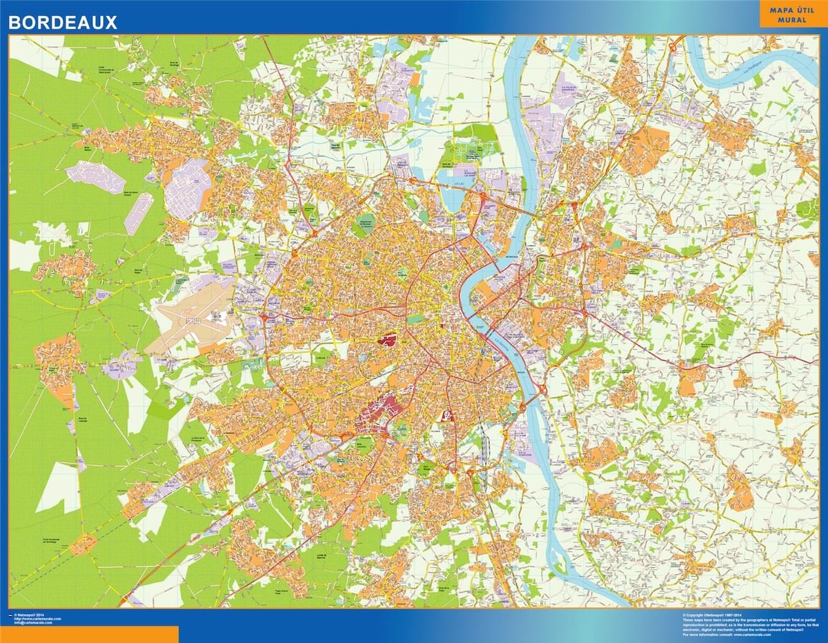 harta e Bordeaux dyqan