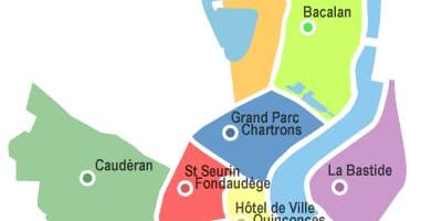 Harta e Bordeaux arrondissement