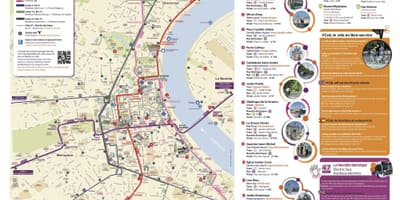 Bordeaux hartën turistike pdf