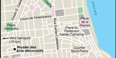 Harta e Bordeaux kopsht