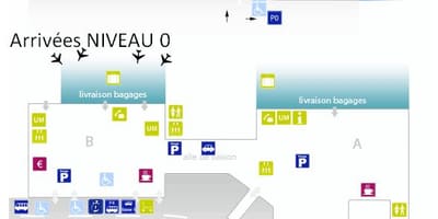 Bordeaux airport terminal hartë