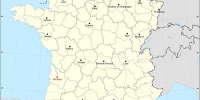 Bordeaux komunat map