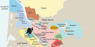 La banka Bordeaux hartë